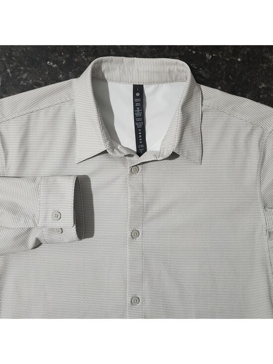 Other - Lululemon Button Up Commission Performance Stretch Shirt Preppy Casual Large